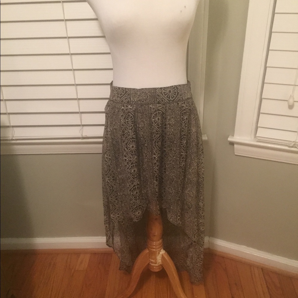 High low skirt